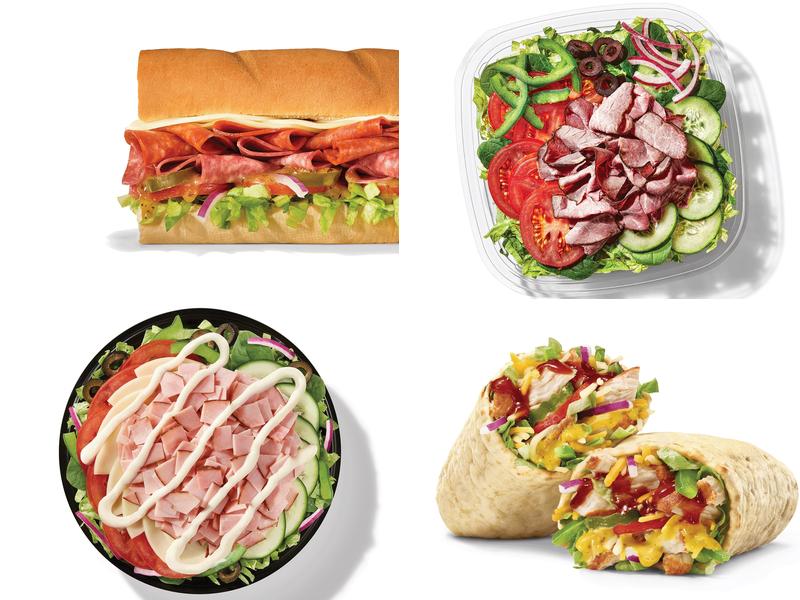 Subway Menu