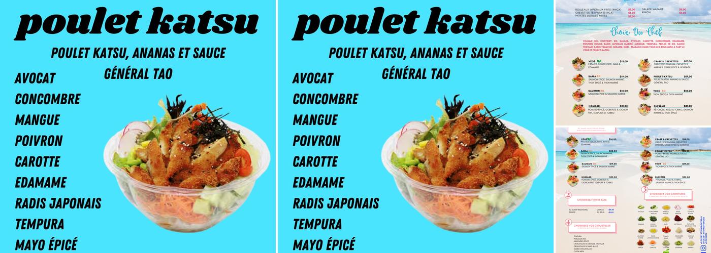 Poke Station Atwater (LIVRAISON SEULEMENT) Menu