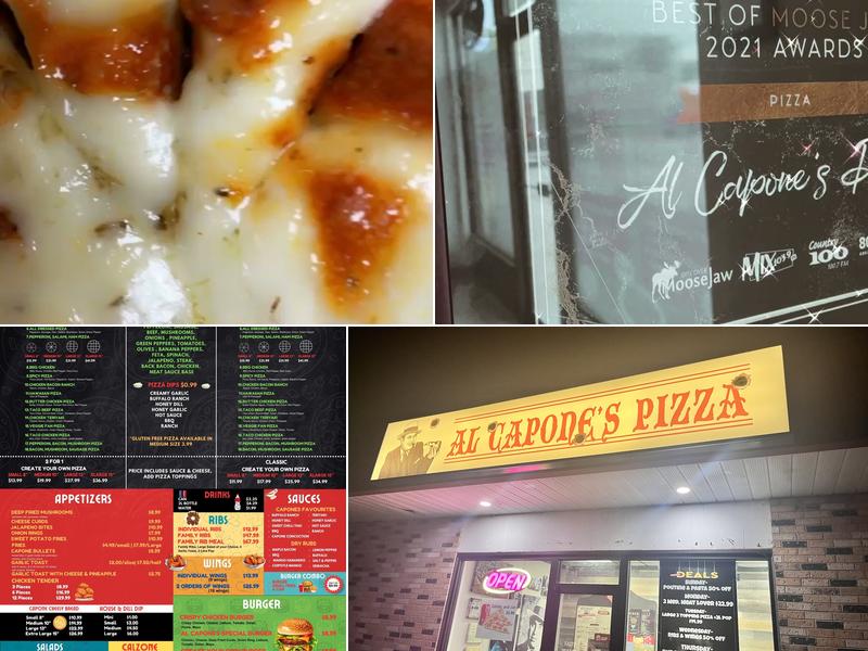 Al Capone's Pizza Menu