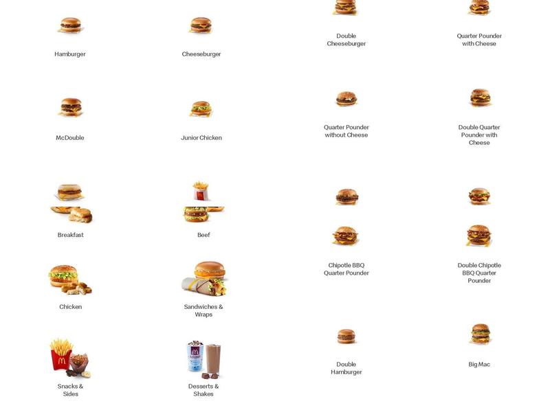 McDonald's Menu