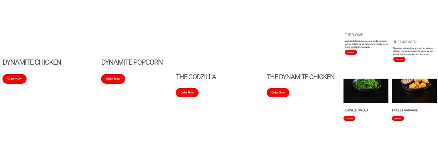 Poke Monster (St-Denis) Menu