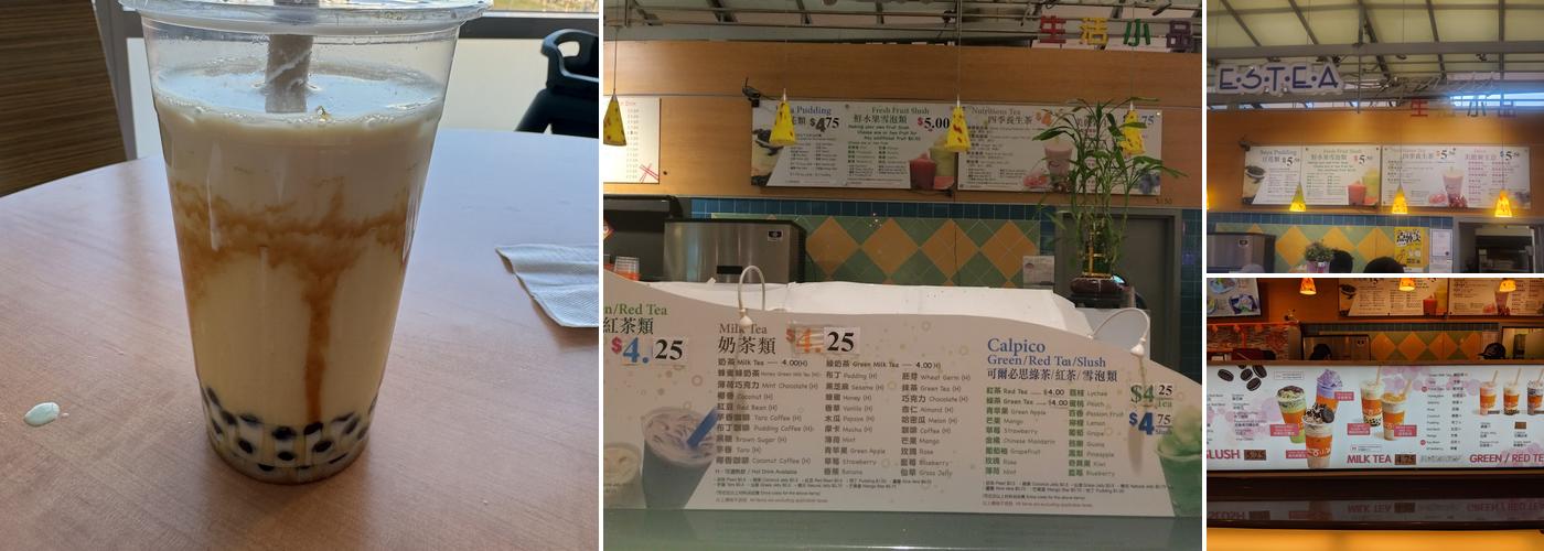 Estea Beverage Club Menu