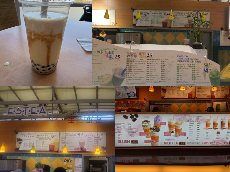 Estea Beverage Club Menu