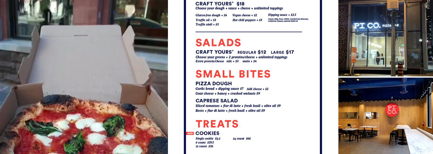 Pi Co. Menu