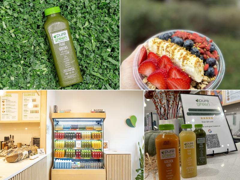 Pure Green - Juice Bar Aventura Menu