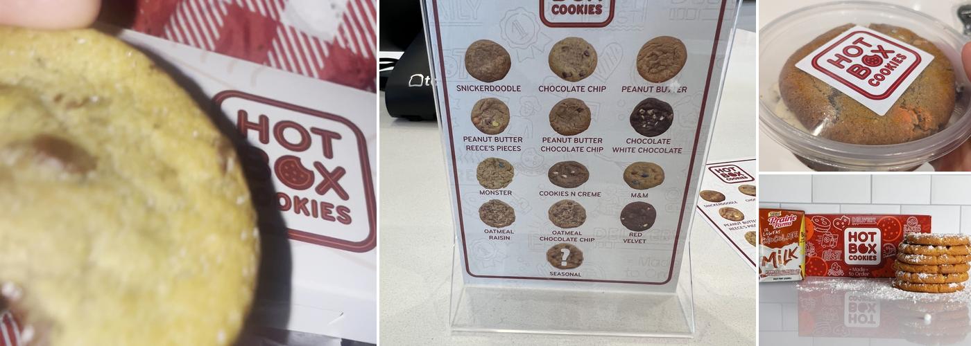 Hot Box Cookies Menu