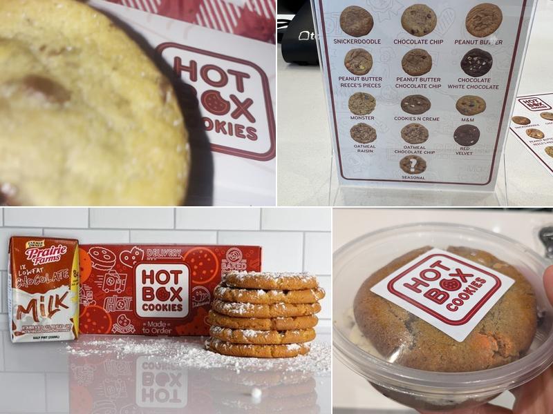 Hot Box Cookies Menu