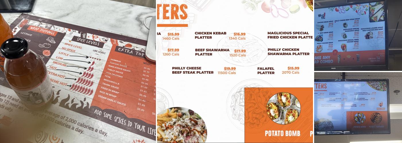 Maglicious Menu