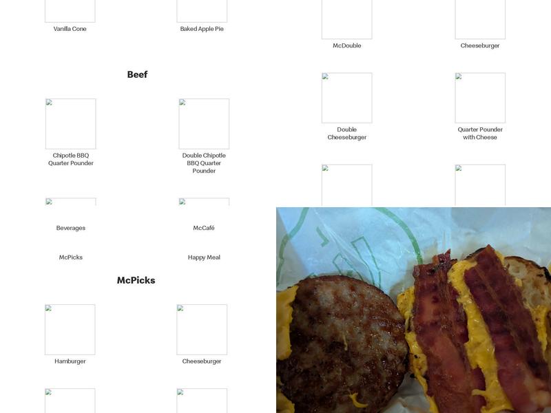 McDonald's Menu
