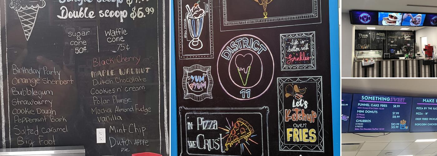 District 11: Shops & Snacks Menu