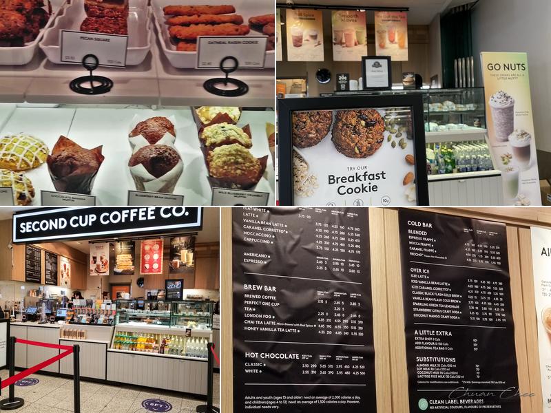 Second Cup Café Menu