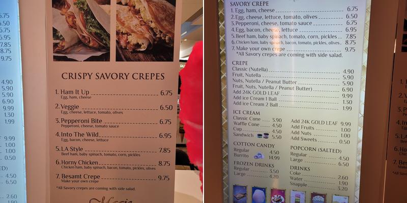 Magic Joy Menu