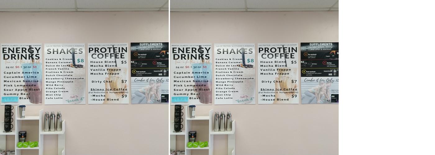 Go Healthy Menu