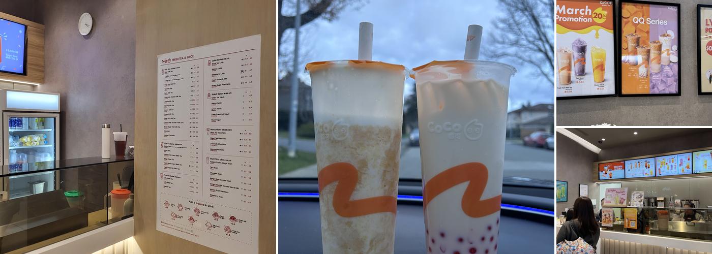 Coco Bubble Tea (Richmond Centre) Menu