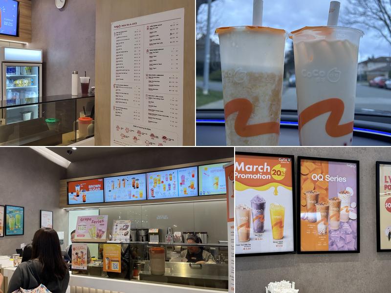 Coco Bubble Tea (Richmond Centre) Menu