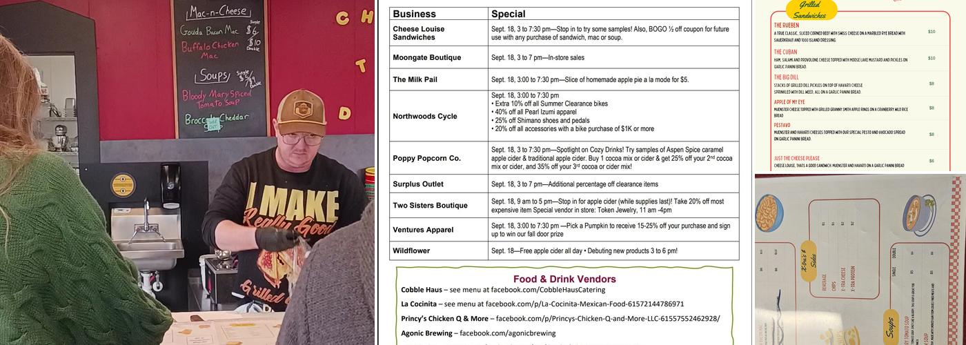 Cheese Louise Sandwiches Menu