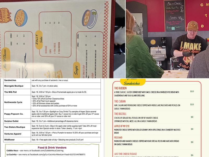 Cheese Louise Sandwiches Menu