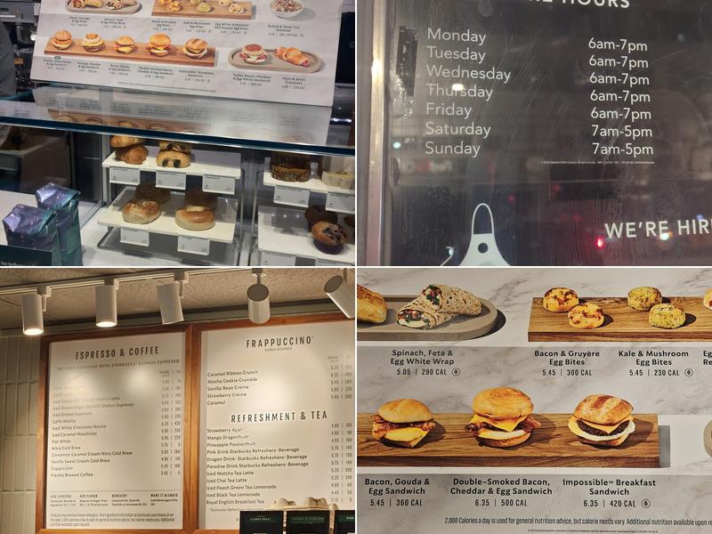 Starbucks Menu