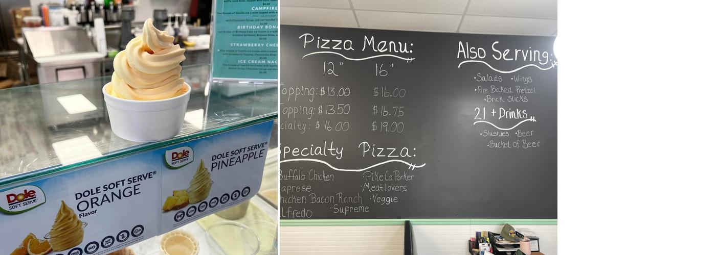 Two Scoops Menu