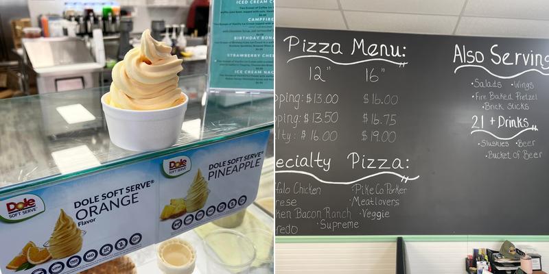 Two Scoops Menu