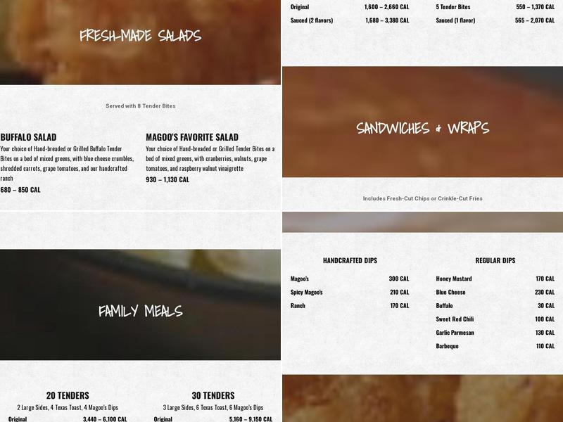 Huey Magoo's Chicken Tenders - Warner Robins Menu