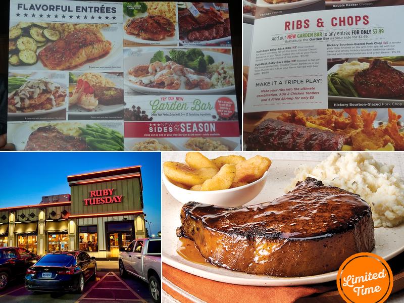 Ruby Tuesday Menu