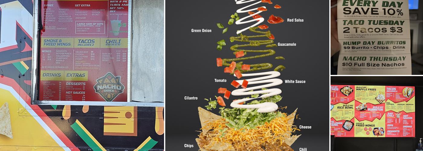 Nacho Shack Menu