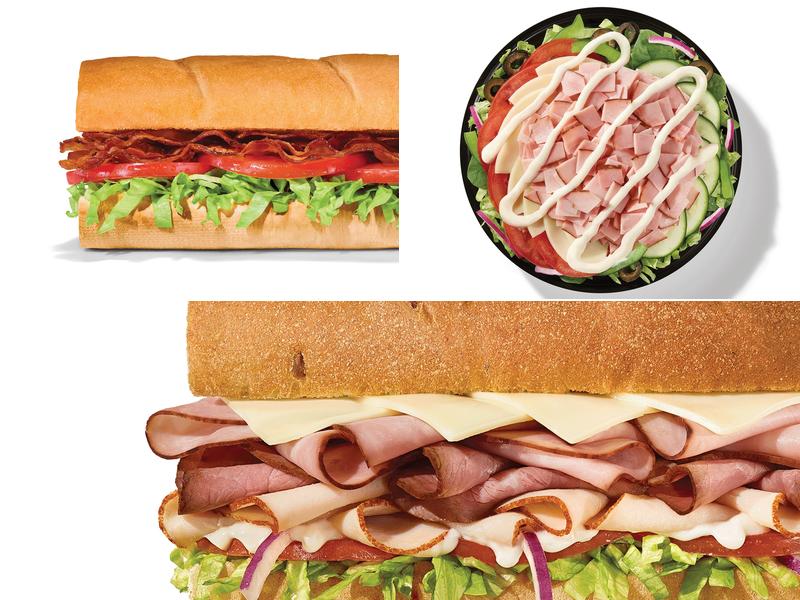 Subway Menu