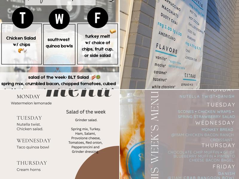 Cafe 82:3- 9th Street Menu