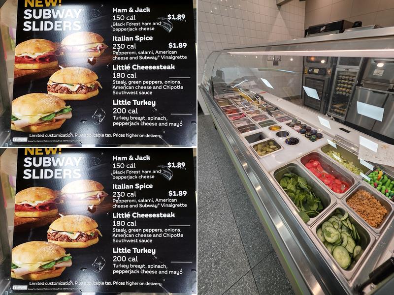 Subway Menu