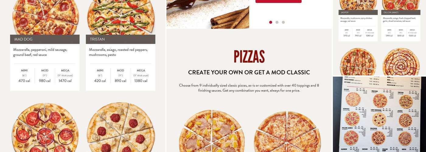 MOD Pizza Menu