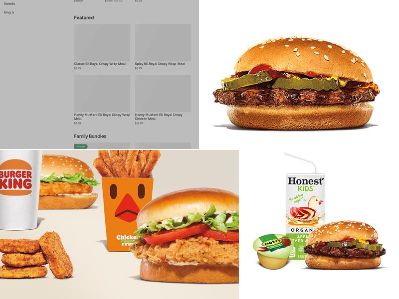 Burger King Menu