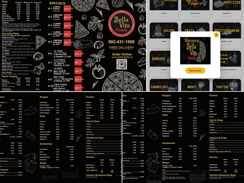 Bella Vita Pizzeria Fairview Menu