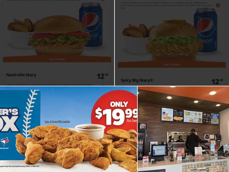 Mary Brown's Chicken Menu