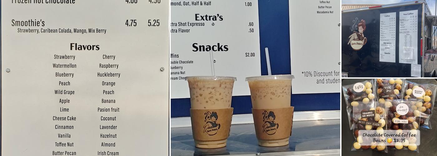Java June's Menu