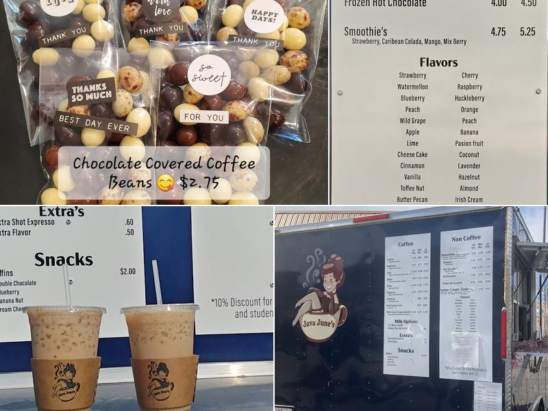 Java June's Menu