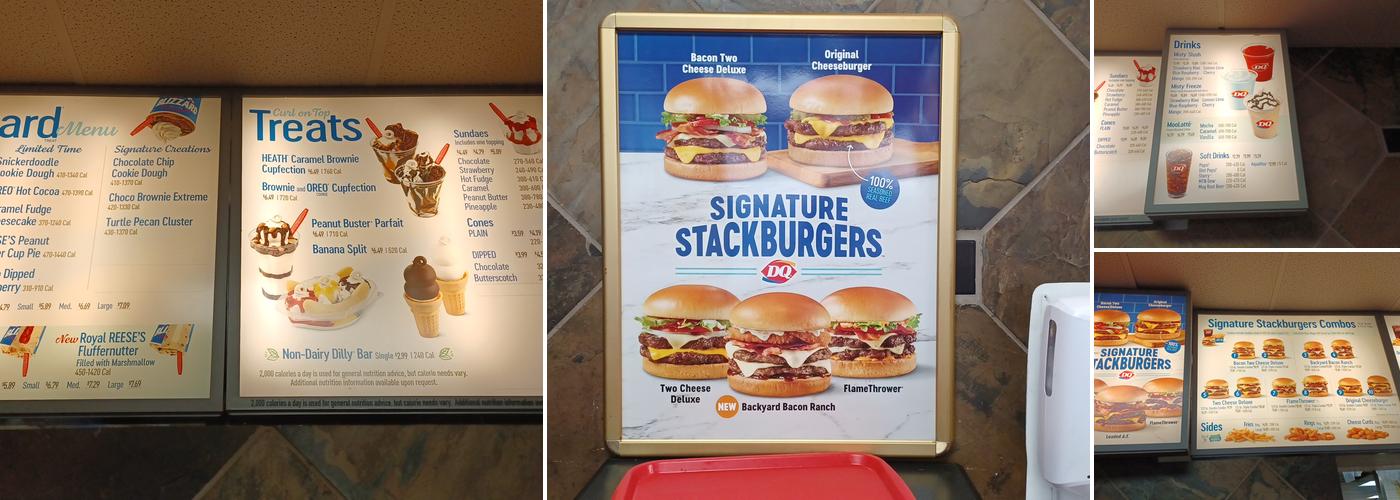 Dairy Queen Menu