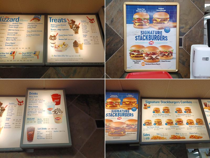 Dairy Queen Menu