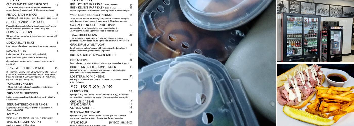 Gunselman's To Go Menu