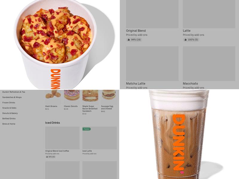 Dunkin' Menu