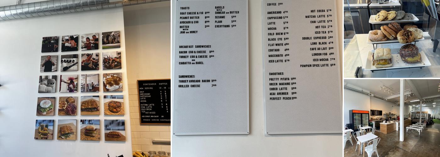 Contender Coffee Menu