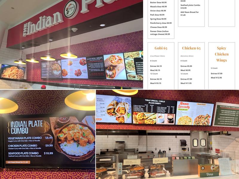 The Indian Plate Menu