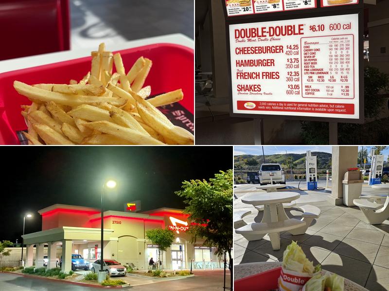 In-N-Out Burger Menu