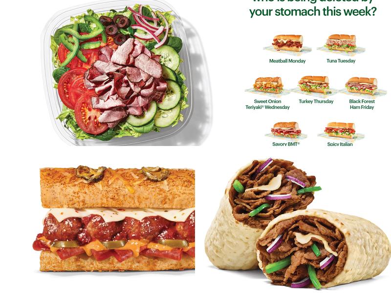 Subway Menu