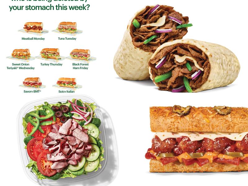 Subway Menu