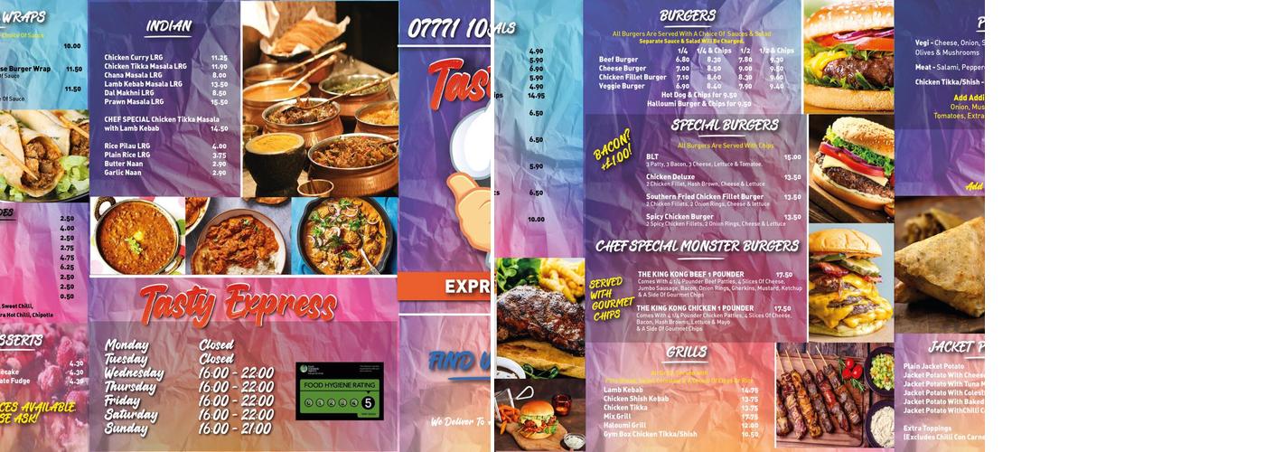 Tasty Express Menu