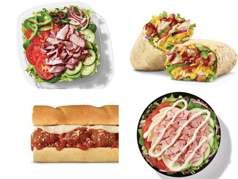 Subway Menu