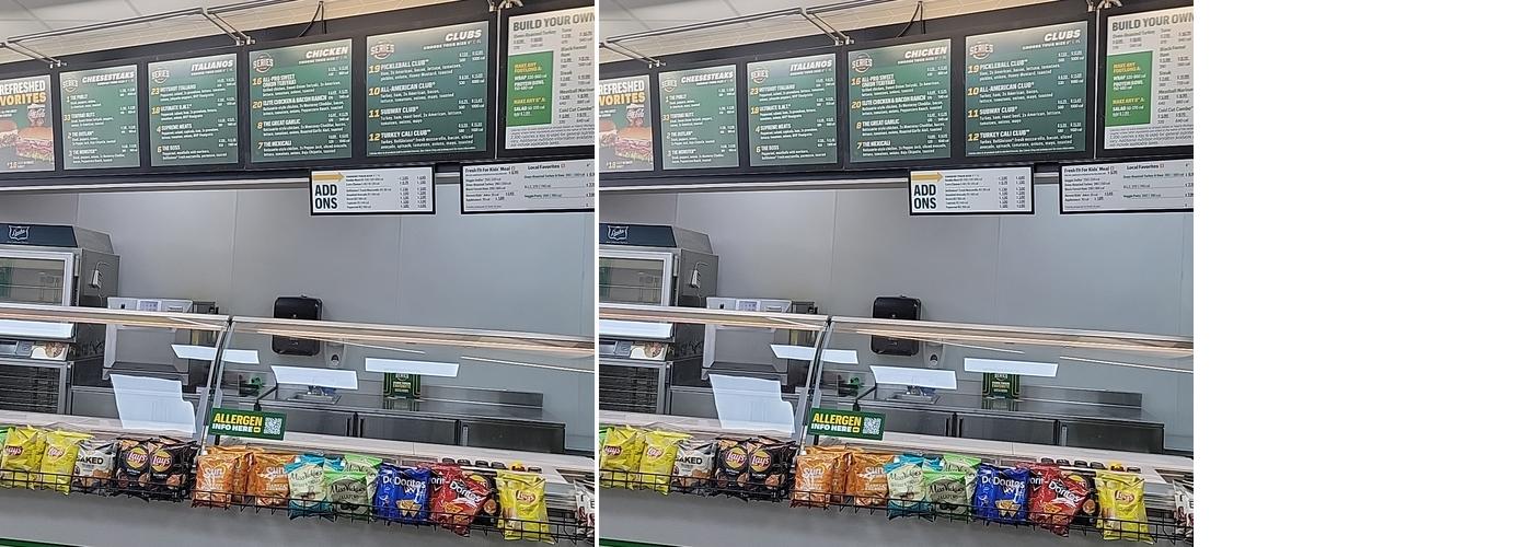 Subway Menu