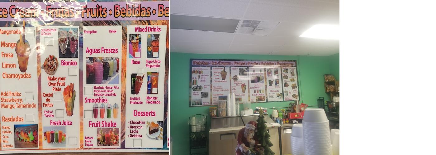 La Costa Ice Cream Shop Menu