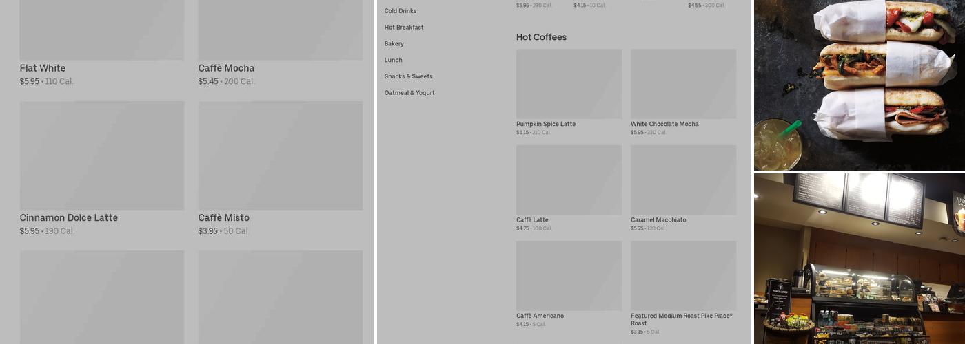 Starbucks Menu